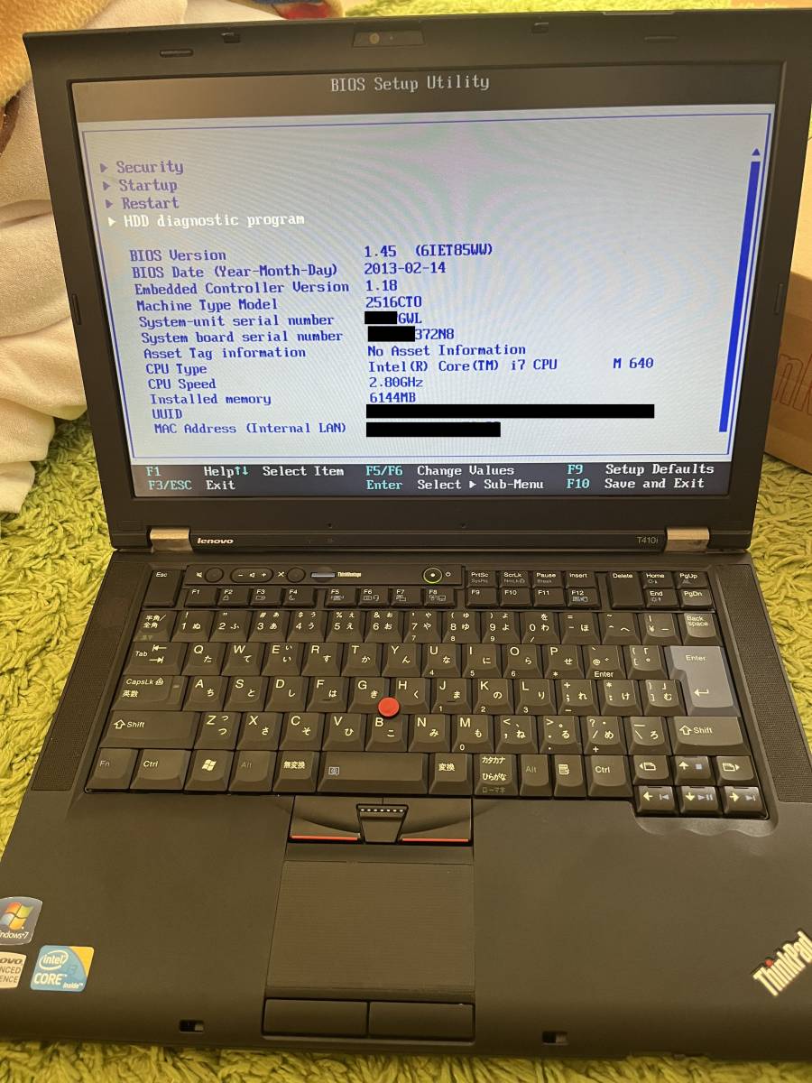 [ ジャンク/改造済み ] Lenovo ThinkPad T410i 2516-CTO_画像5