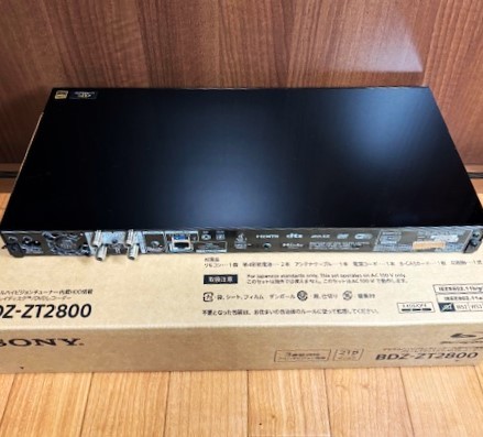 ソニー 2TB 3チューナー ブルーレイレコーダー BDZ-ZT2800 長時間録画