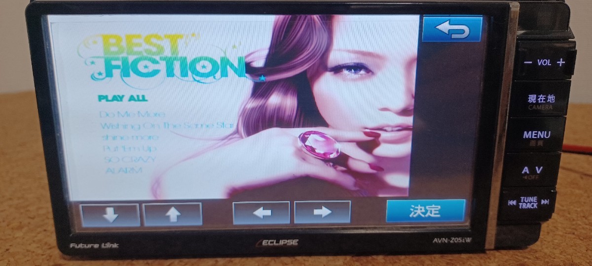 イクリプス　AVN-Z05iW フルセグ　Bluetooth CD DVD SDメディア　メモリーナビ　地図バージョン　2015年_画像3