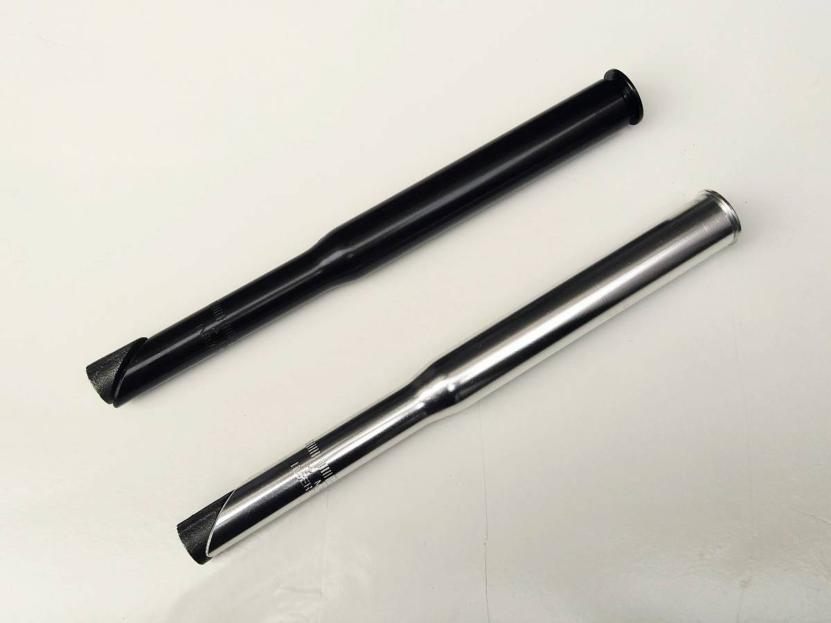 ＜新品 即決＞ 1インチ スレッド~アヘッド変換 アルミ超ロングポスト max.225mm （黒/銀 選択 大阪発 検:シュレッドレスコンバーター_黒か銀を選択