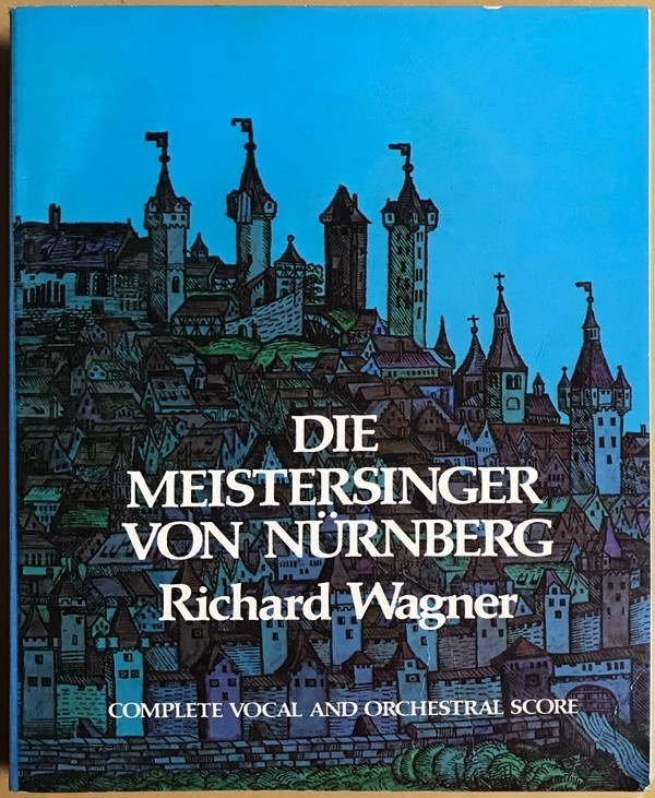 ワーグナー 楽劇「ニュルンベルクのマイスタージンガー」 (全曲版大型スコア) 輸入楽譜 WAGNER Die Meistersinger von Nurnberg 洋書