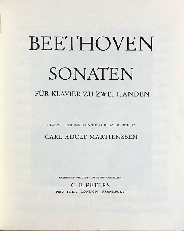ベートーヴェン ピアノ・ソナタ集 24－32番 (ピアノ・ソロ) 輸入楽譜 Beethoven Klavier-Sonaten Nr.24-32 洋書_画像2