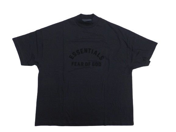 エッセンシャルズ 23SS Tee サイズM ブラック 半袖Tシャツ ロゴ ESSENTIALS 袋・タグ付き 中古品[B126U316]_画像1