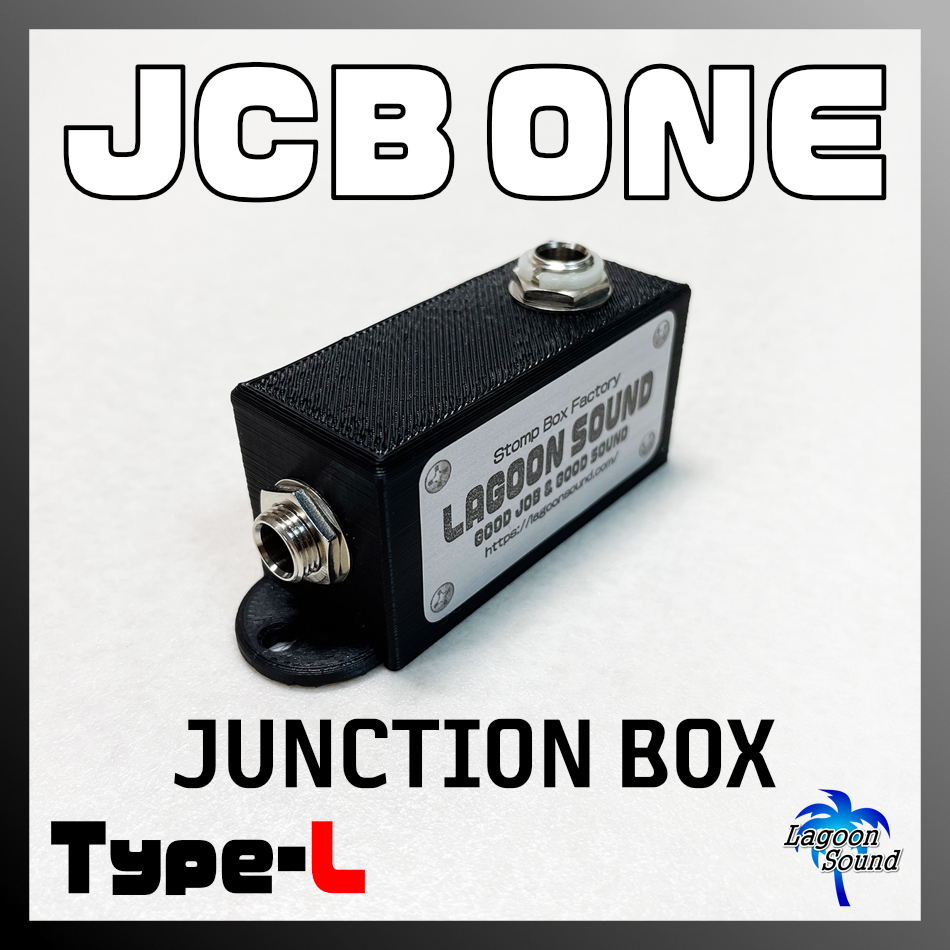 JCBoneL】JCB one TL =BLACK=《超便利 #ジャンクションボックス:ボード内の配線整理 #BELDEN仕様》=TL=【1系統/TS】超軽量 #LAGOONSOUND_画像1