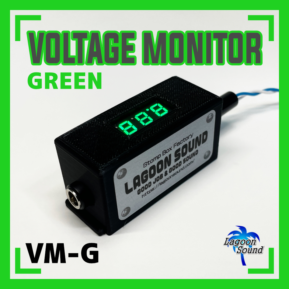 VM-G] electric power safety! voltage monitor [ VOLTAGE MONITOR ] light weight small size! board. new item! Mini digital voltmeter =GREEN= #OTHER #LAGOONSOUND
