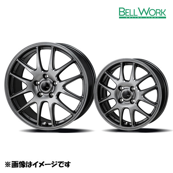 Japan三陽 ホイール ZACK JP-205 【14×4.5J 4-100 INSET45】 NISSAN サクラ B6AW アルミホイール 1本_画像1