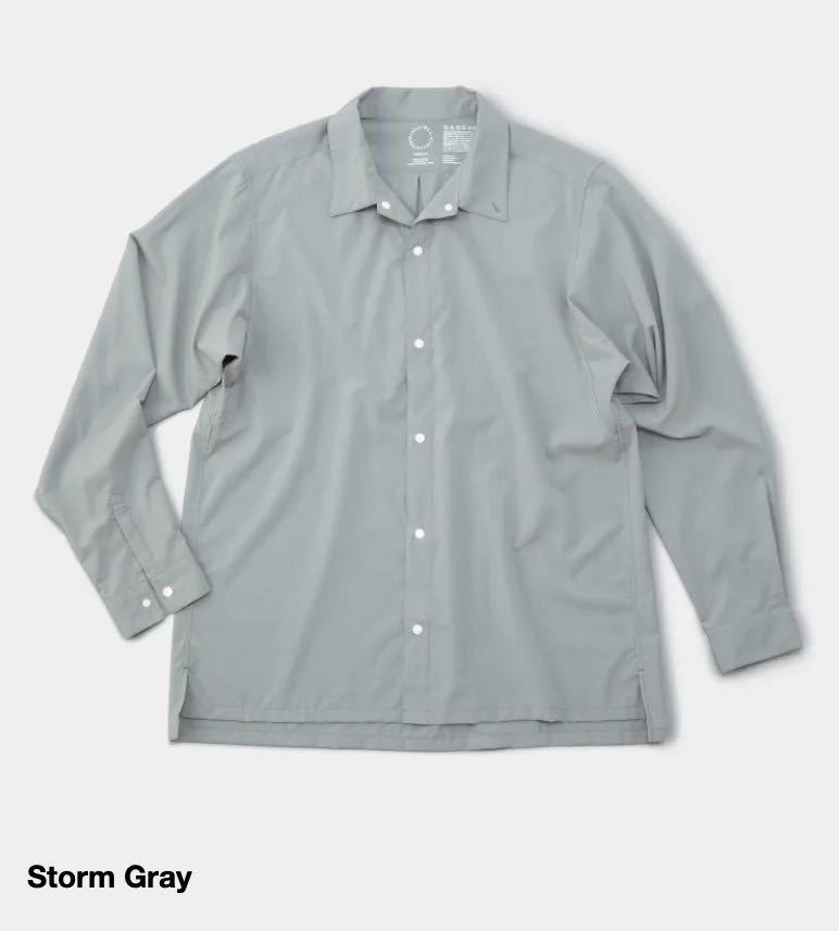 新品未使用　2023年モデル：山と道　UL Shirt ulシャツ storm gray Mサイズ グレー 長袖