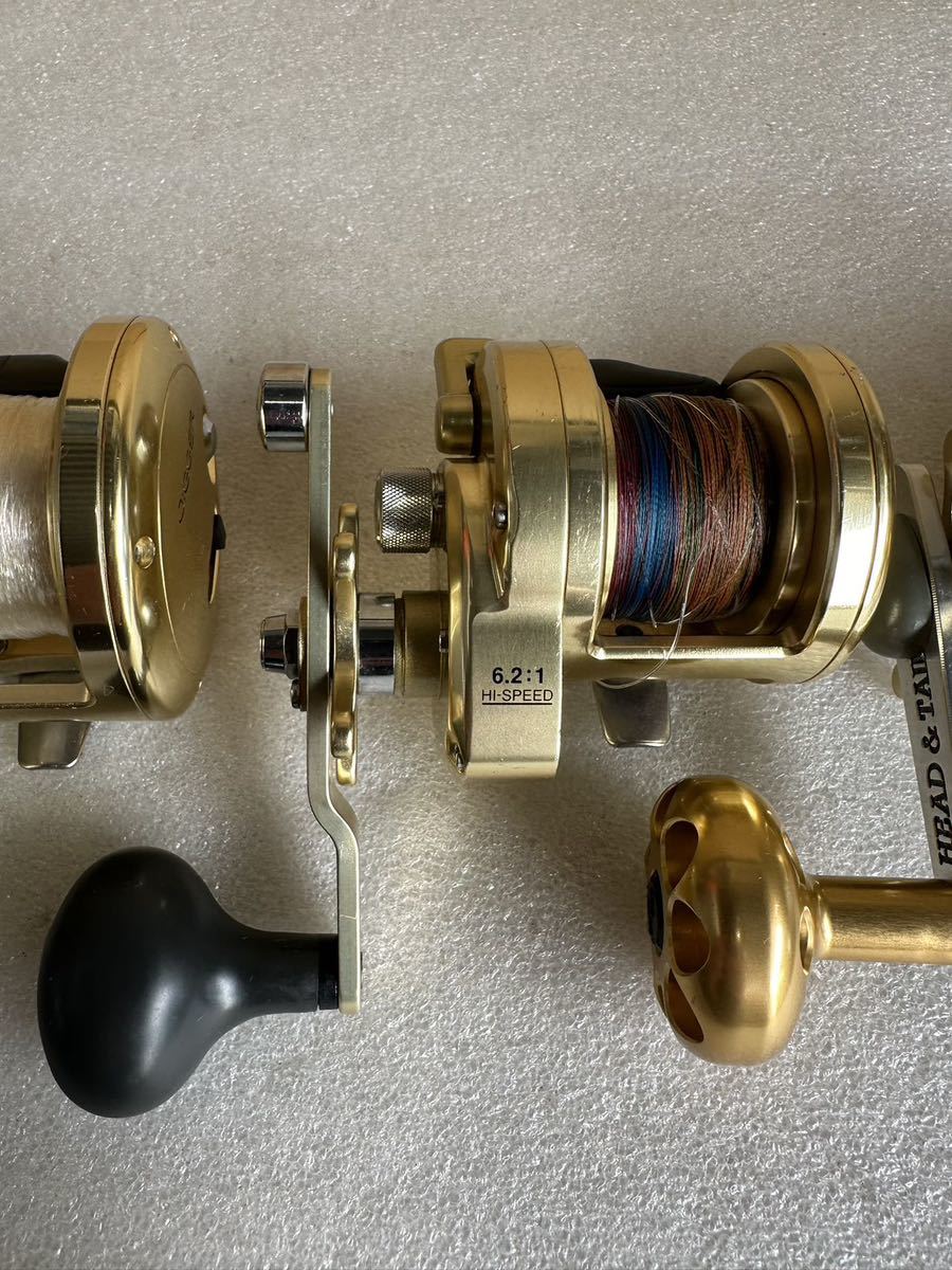 SHIMANO リール OCEA 2000P / 1500 / CALCUTTA 400S / 3点セット_画像7