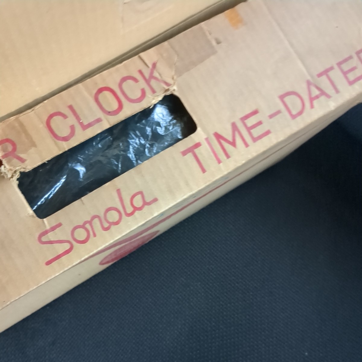 【新品未使用】昭和レトロ　SEIKO　ソノラ　電池式　振り子時計　デッドストック　アンティーク_画像5