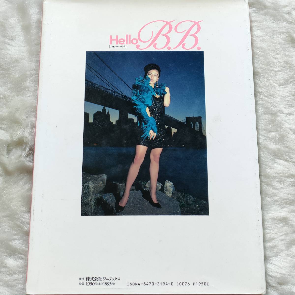 武田久美子 ハロー・ベベ Hello B.B. ポスター付き 写真集 清水清太郎/撮影 ワニブックス 1991年5月1日_画像2