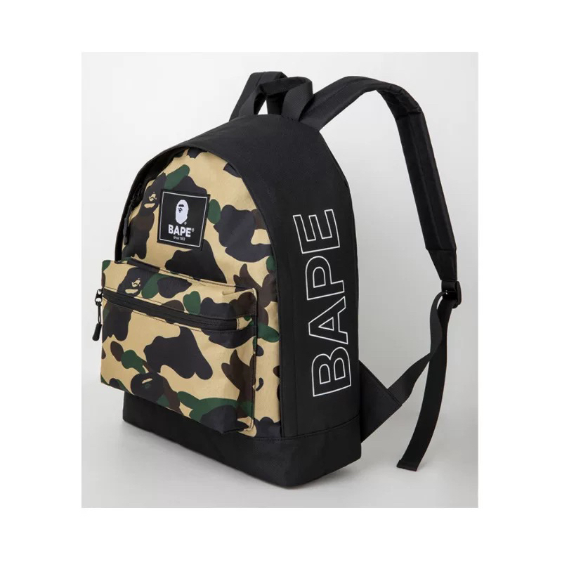 ★１０個出品★BAPE◆A BATHING APE／迷彩カモ◆ア ベイシング エイプ◆カモバック◆バックパック◆リュック◆猿顔◆CAMO／付録ノベルティ_画像3