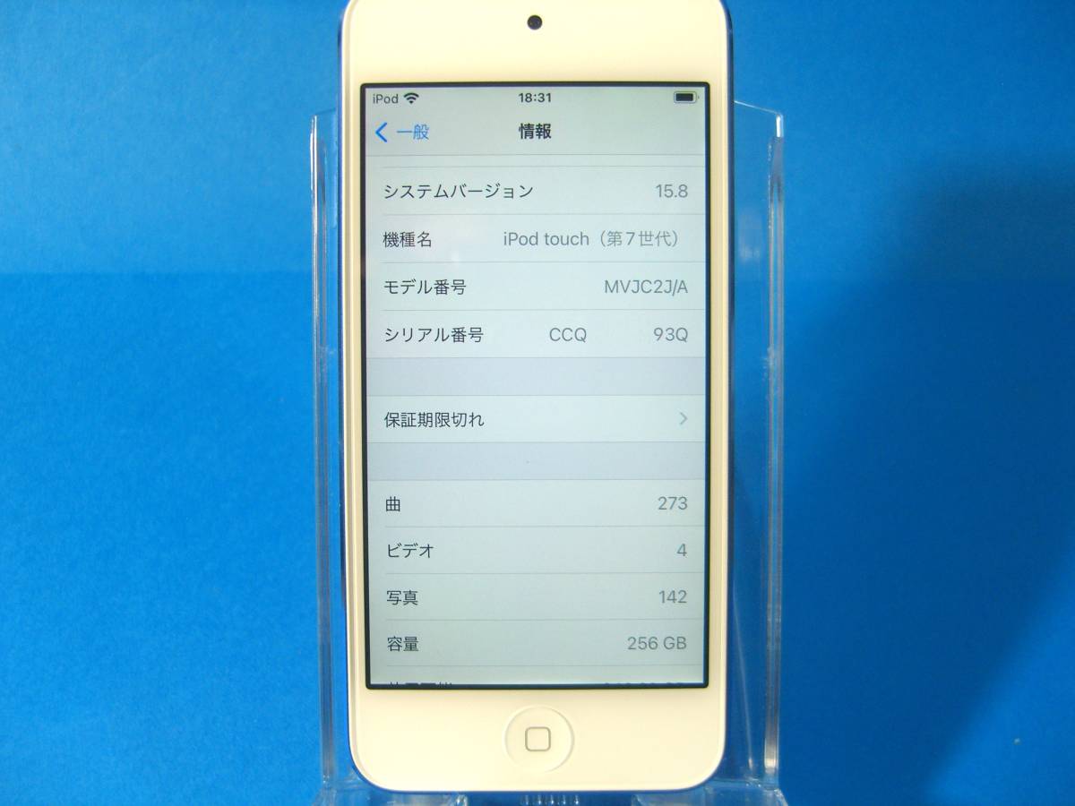 Apple iPod touch 第7世代 256GB ブルー バッテリー良好 備品付き MVJC2J/A -Tag 11F23_画像8