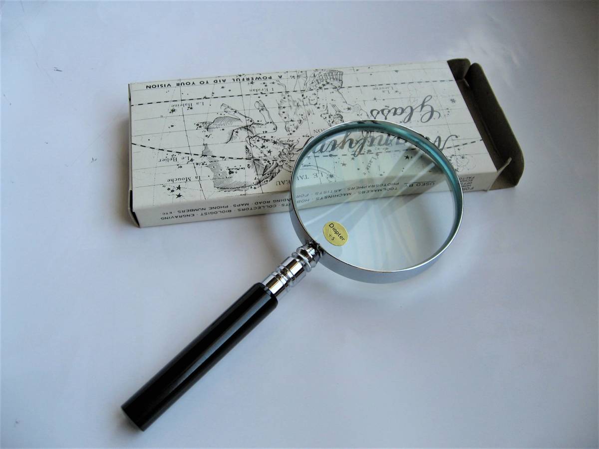【全国一律送料込】 文房具 虫眼鏡 002 虫メガネ 65mm ルーペ magnifying glass _画像8