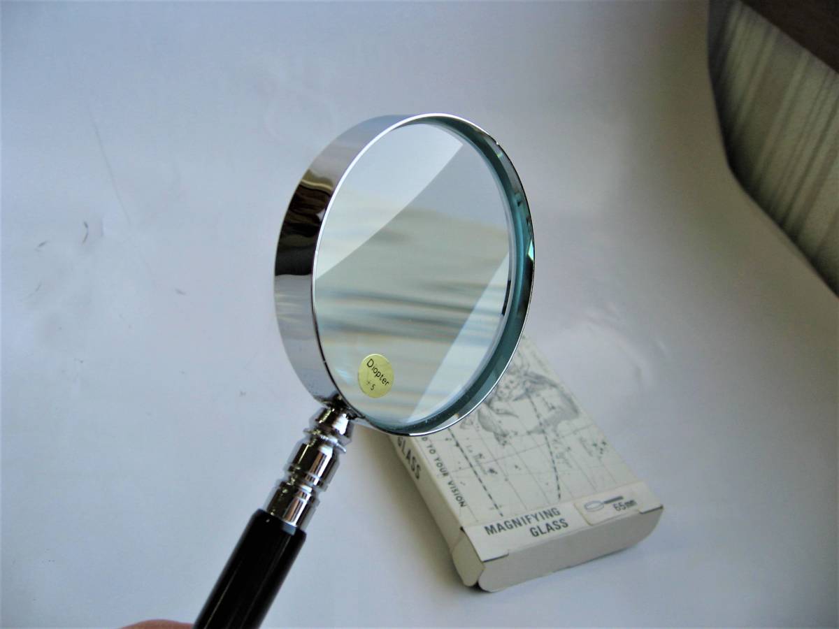 【全国一律送料込】 文房具 虫眼鏡 002 虫メガネ 65mm ルーペ magnifying glass _画像3