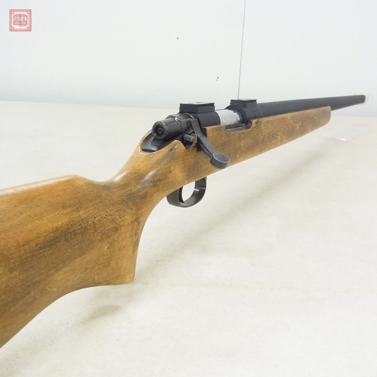 サンプロ エアコキ ボルトアクション レミントン M700 Remington 木製ストック リアルウッド 現状品【60_画像9