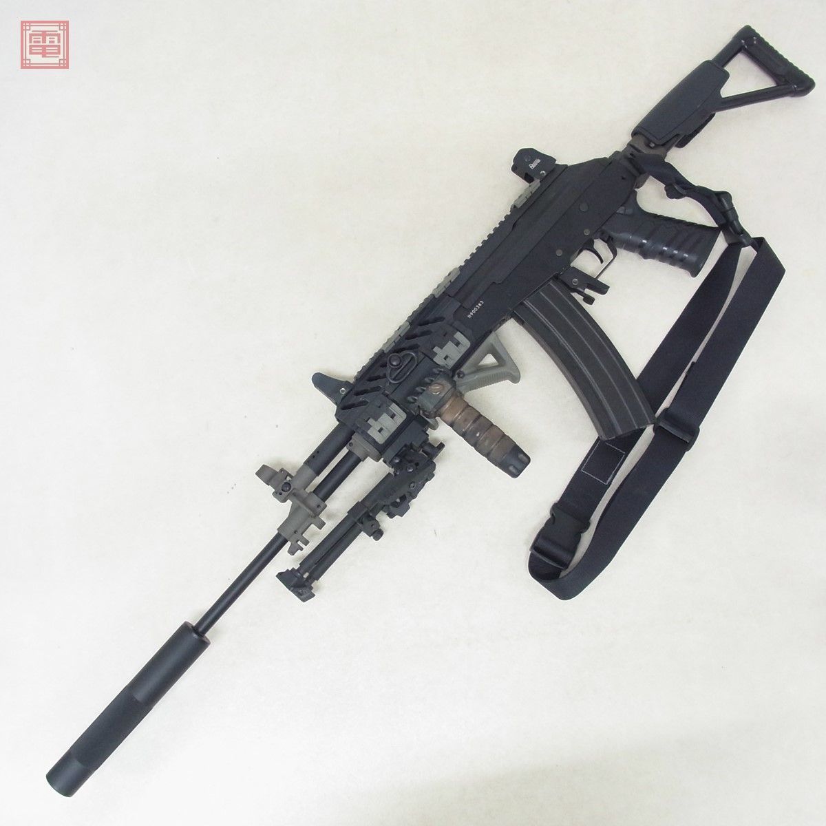 カスタム品 ICS 電動ガン GALIL ガリル MRS フォアグリップ バイポッド 現状品【40_画像1