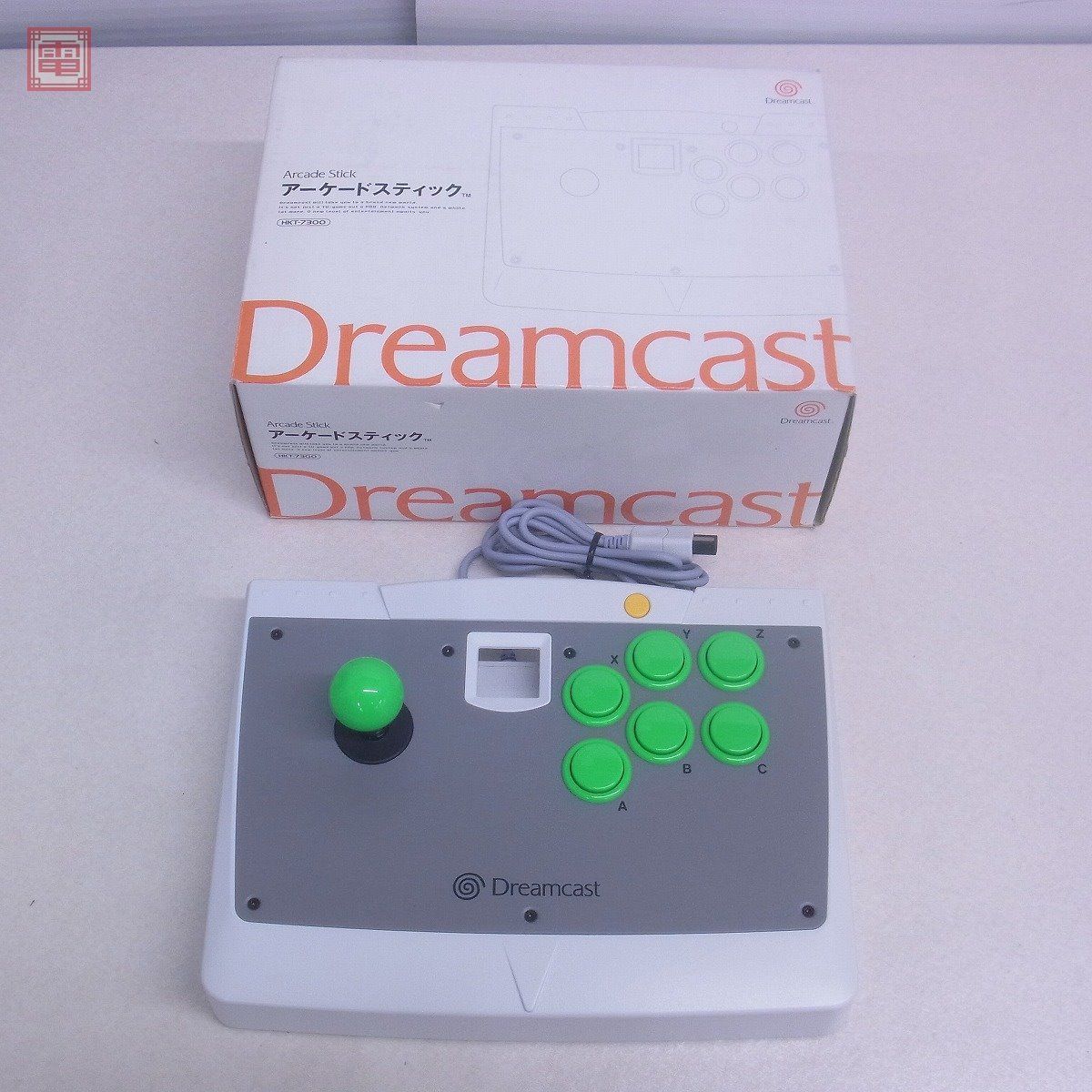 美品 DC ドリキャス アーケードスティック HKT-7300 セガ SEGA 箱付 動作確認済【20_画像1