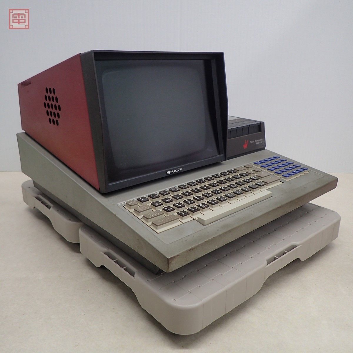 1円〜 SHARP MZ-80C本体 箱説・テープ・本体カバー付 Clean Computer クリーンコンピュータ シャープ 現状品【60_画像2