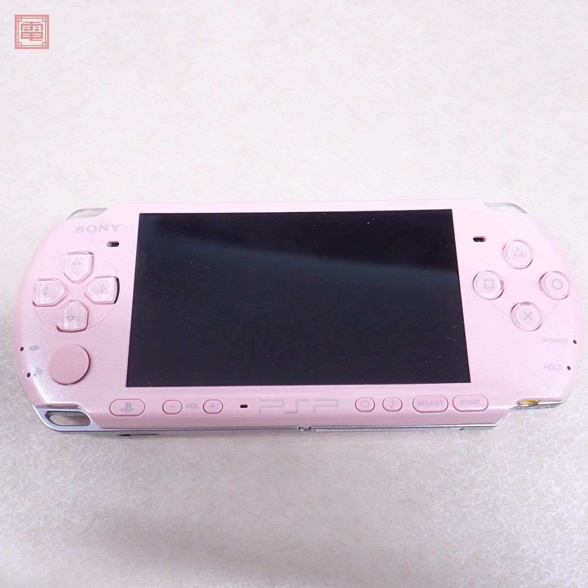 PSP 本体 ブロッサムピンク BLOSSOM PINK PSP-3000 ソニー SONY 箱説+ソフト付 動作確認済【10_画像4