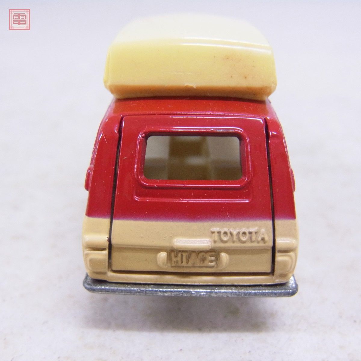 トミカ 日本製 No.56 ハイエース コミューター キャンピングカー 旧ホイール 黒箱 色指定箱 トミー TOMICA TOMY HIACE【10_画像6