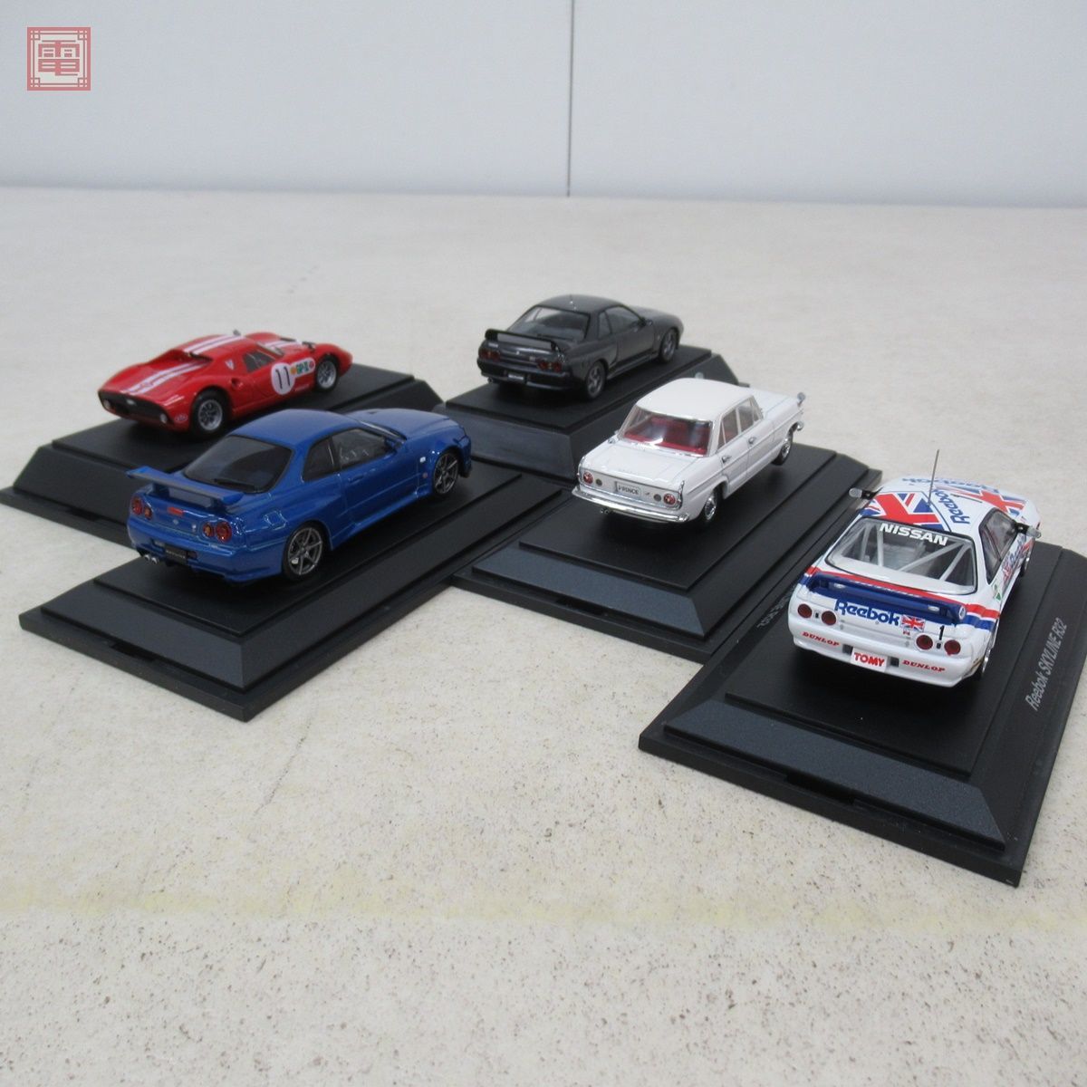 エブロ 1/43 ニッサン スカイライン GT-R/VスペックII/プリンス スカイライン 2000GTB/プリンス R380 66日本 GP 等 計5台セット EBBRO【20_画像4