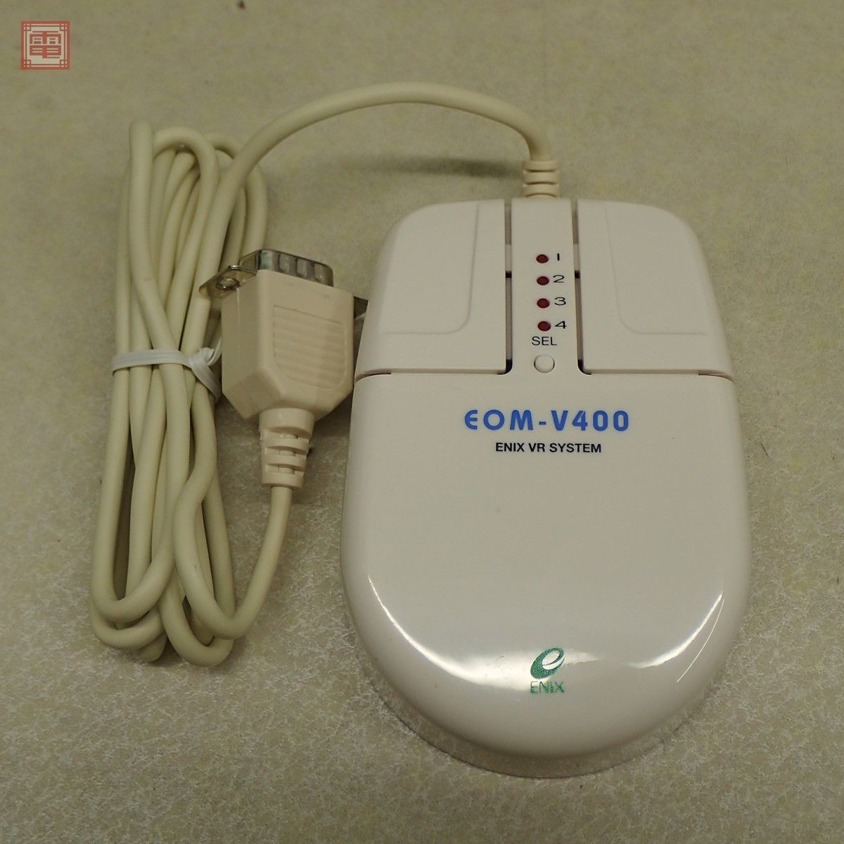 未使用 PC-9801/PC-286・386・486シリーズ対応 EOM-V400 D-sub 9Pオス型マウス 分解能4段切替方式マイクロスイッチ使用 箱付【10_画像2