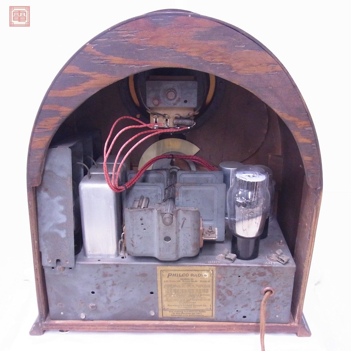 PHILCO フィルコ MODEL 50 真空管ラジオ【40_画像2