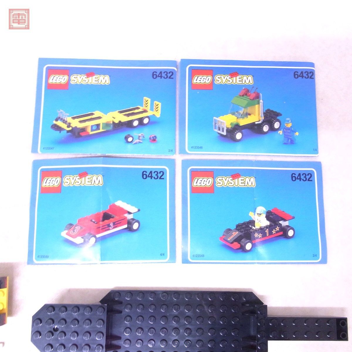 レゴ システム 6432 F1 トレーラー/6445 レスキューコマンド 計2点セット LEGO SYSTEM 街シリーズ 現状品【10_画像4