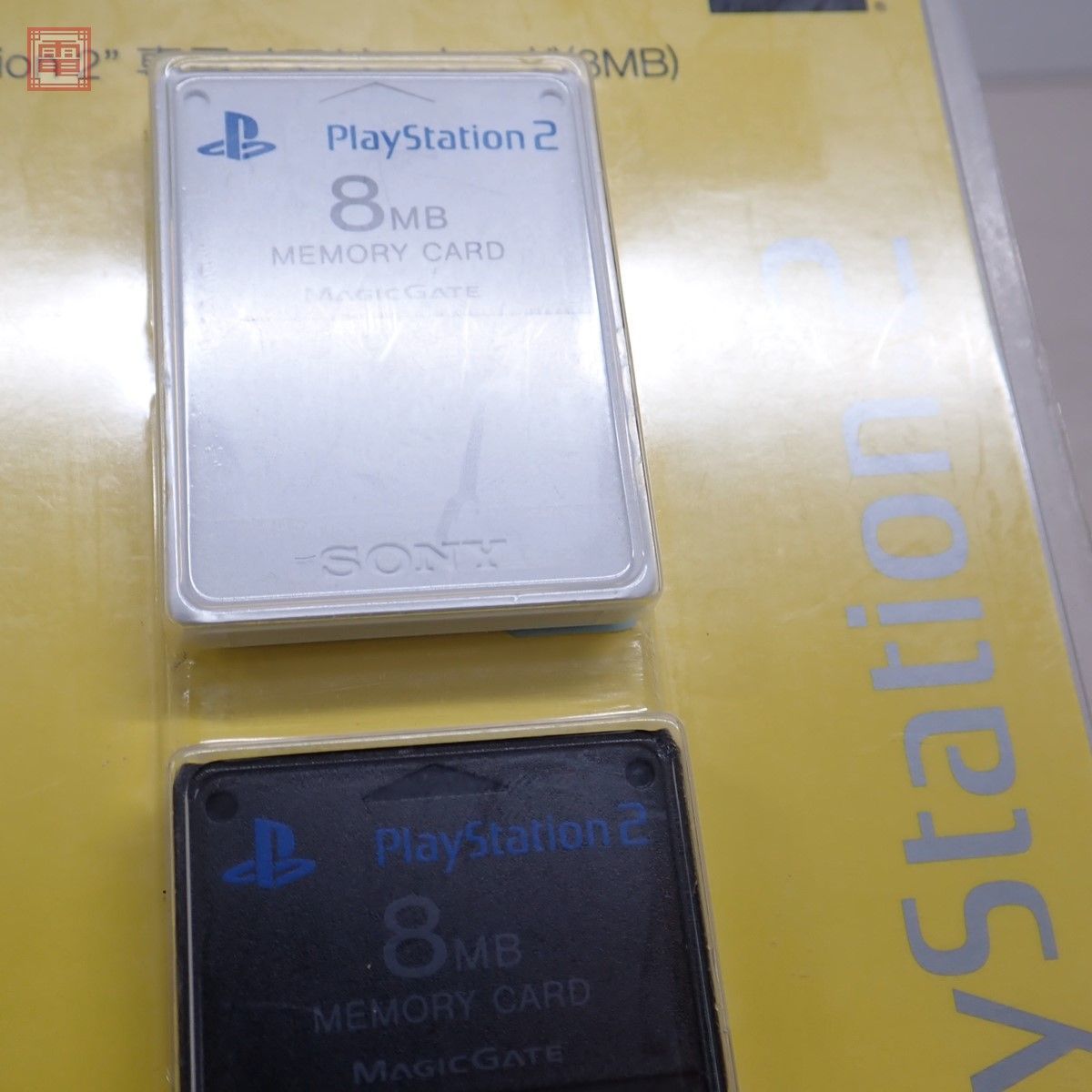 未開封 PS2 プレステ2 PlayStation2専用メモリーカード（8MB） セラミックホワイト/ブラック SCPH-10410CWB ソニー SONY【PP_画像5