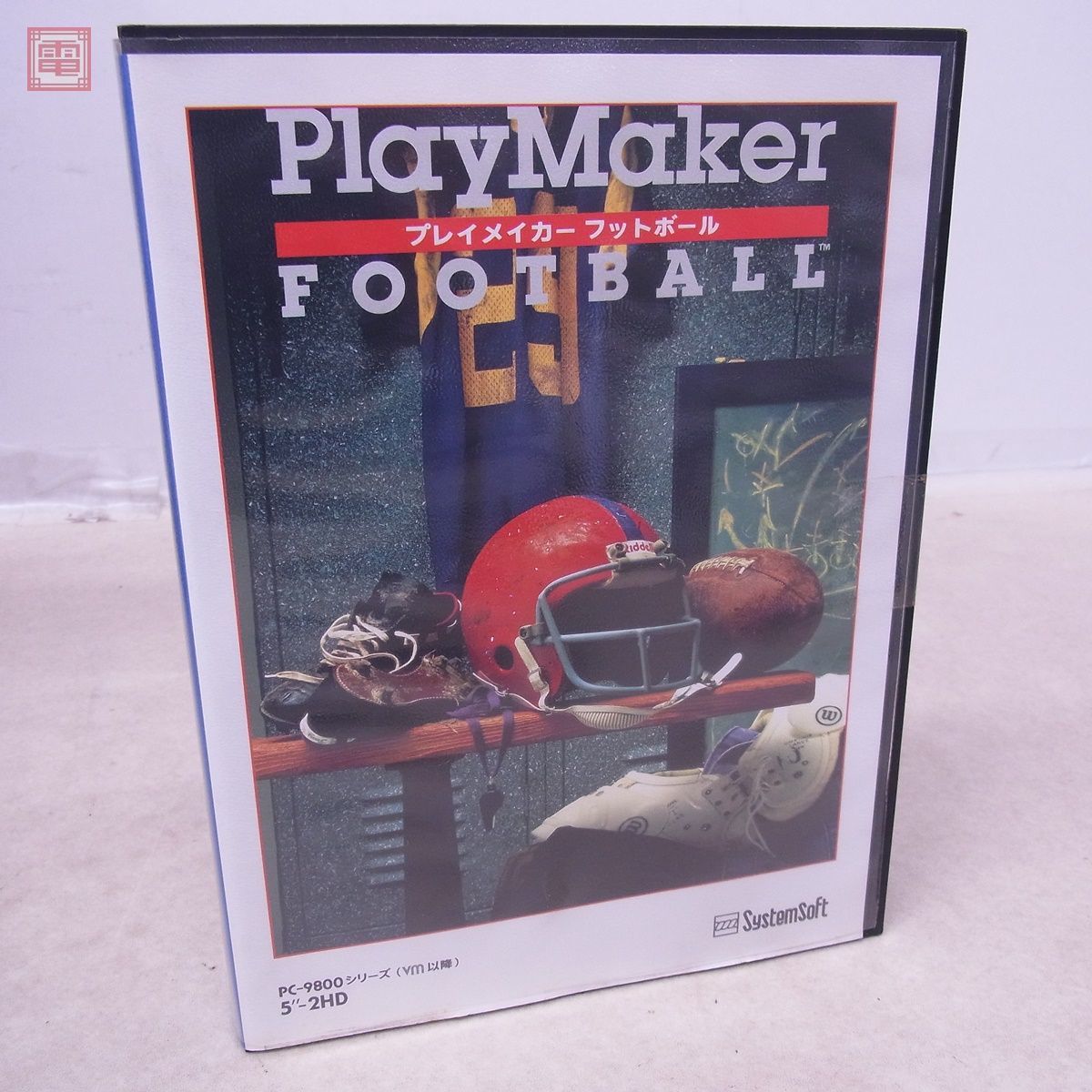 未開封 PC-9800シリーズ 5インチFD 2HD プレイメイカー フットボール PlayMaker FOOTBALL システムソフト SystemSoft【20_画像1
