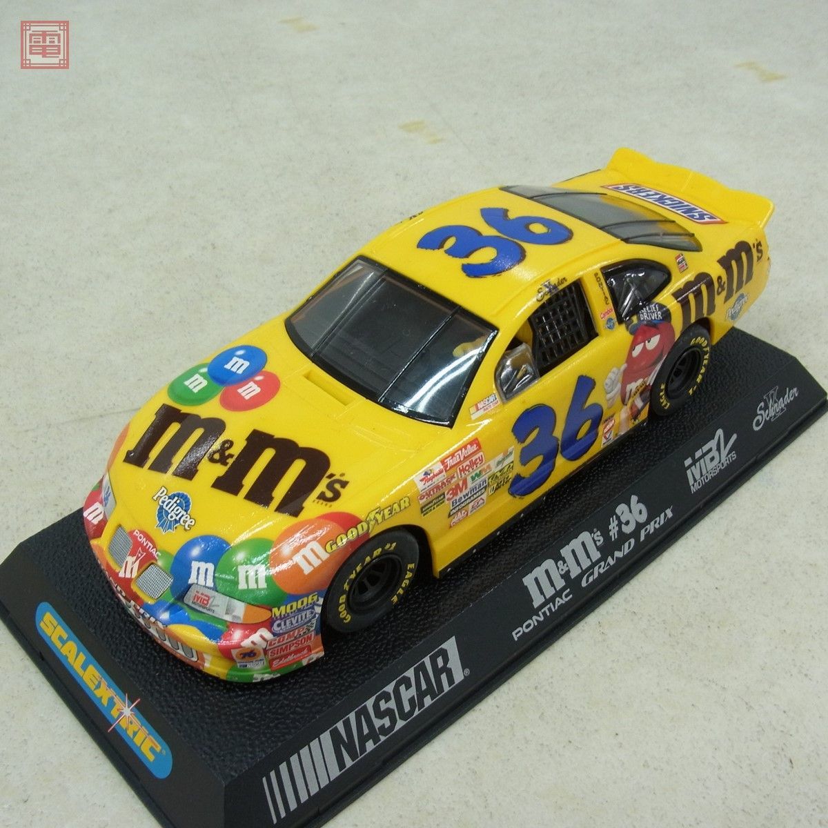 スケーレックストリック 1/32 M＆M’s #36 ポンティアック グランプリ スロットカー SCALEXTRIC PONTIAC GRAND PRIX 動作未確認【10_画像4