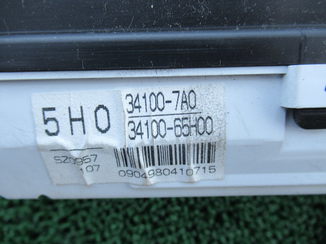 キャリィトラック スピードメーター 純正 DA62T 即決 平成13年 KA6 5MT 4WD 四駆 34100-7A0 34100-65H00_画像3