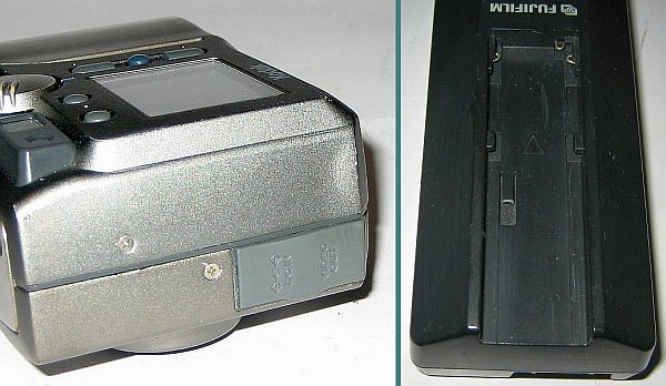 (k2177) Kodak DC4800・DC3800 ２台セット　撮影可能ジャンク扱い_DC3800の凹み部・充電器の爪折れ部