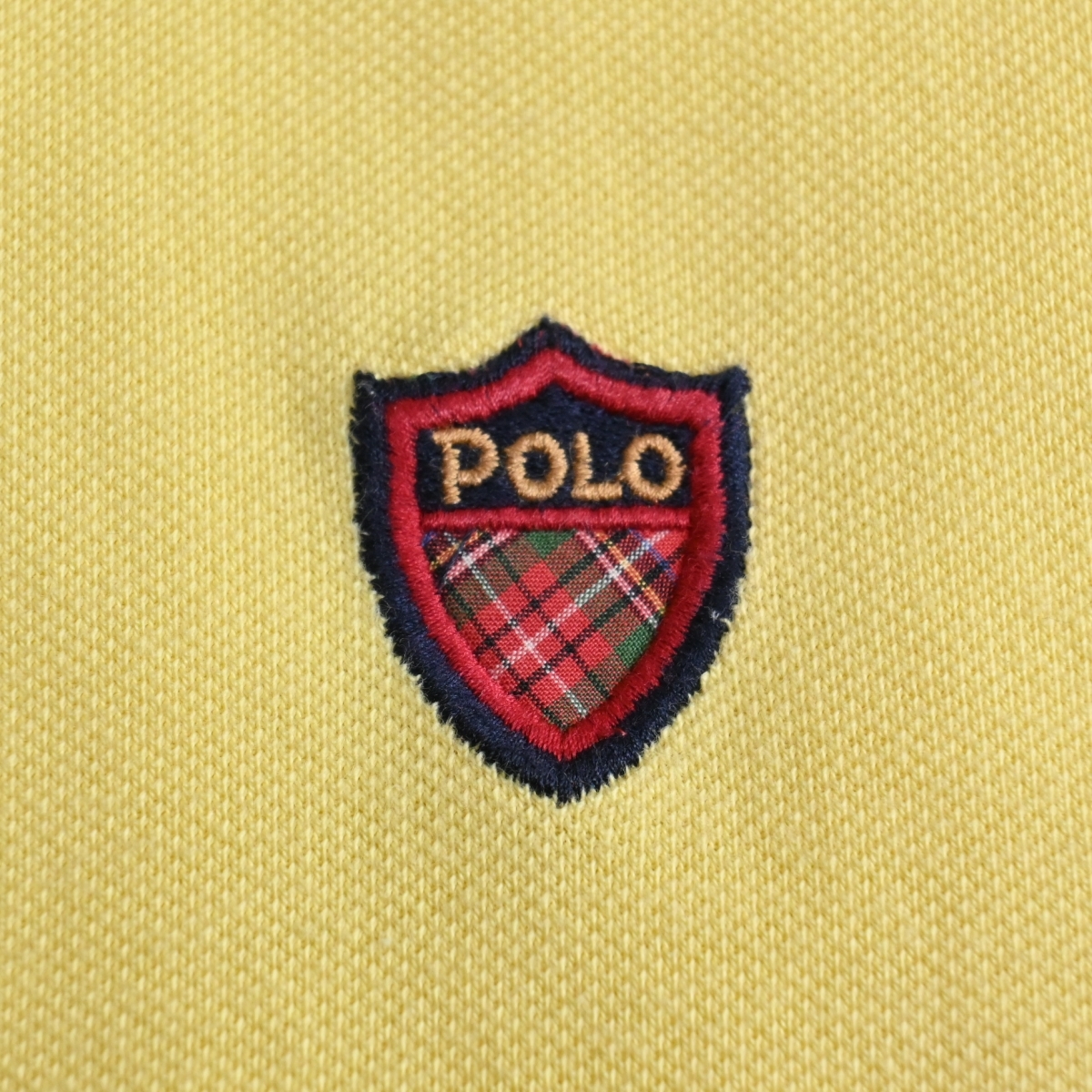 B3 ラルフローレン ポロゴルフ 黄 半袖ポロシャツ サイズL_画像3