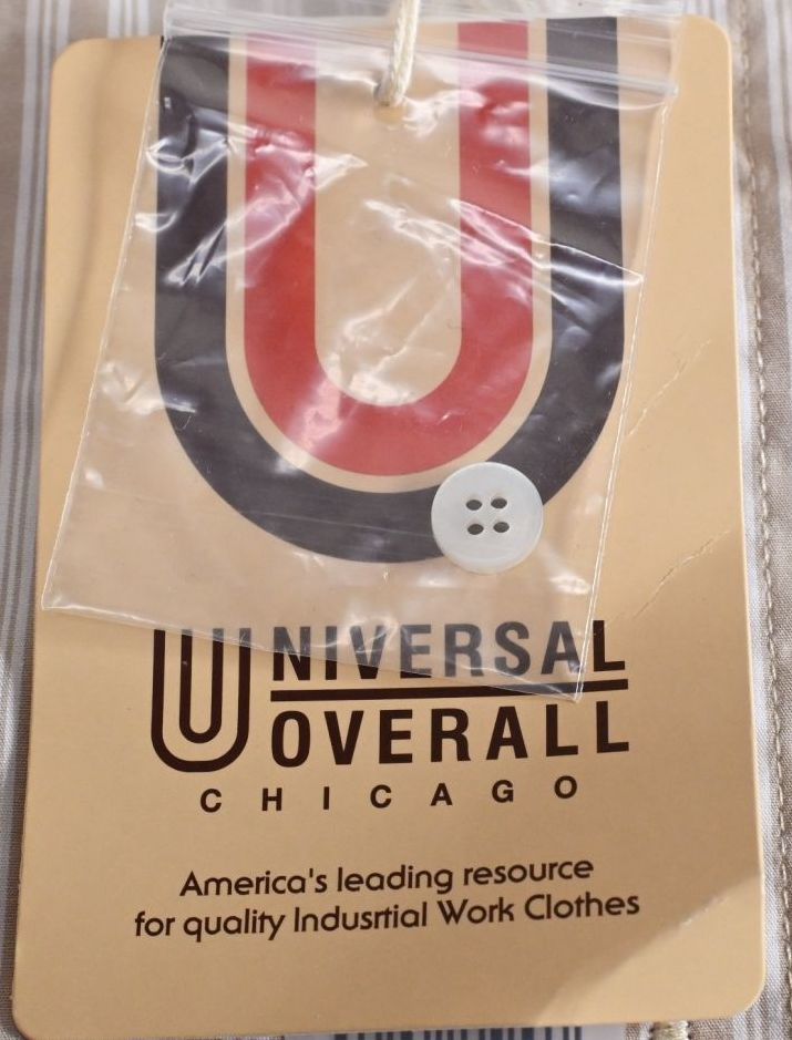 V2 新品 UNIVERSAL OVERALL ベージュ 半袖 立ち襟 メンズM_画像3