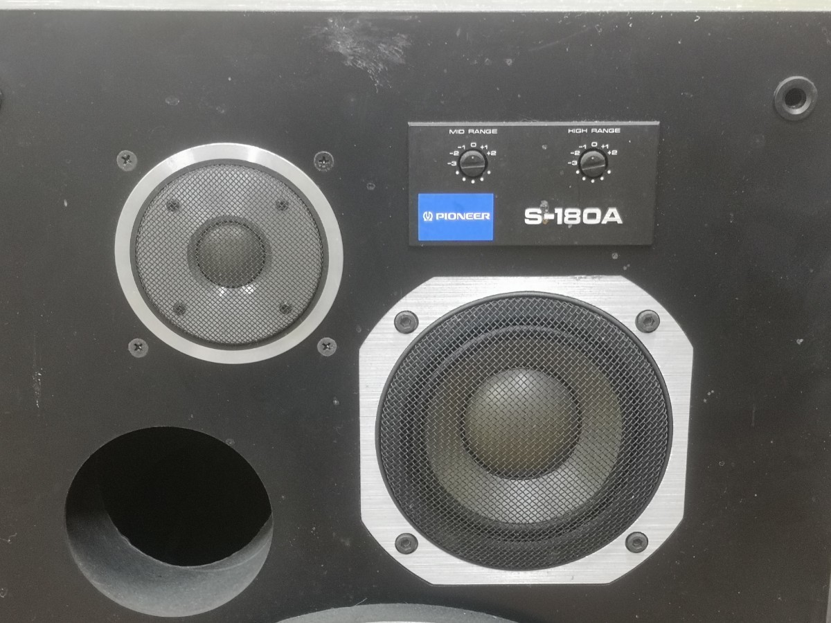 PIONEER S-180A speaker pair Junk 