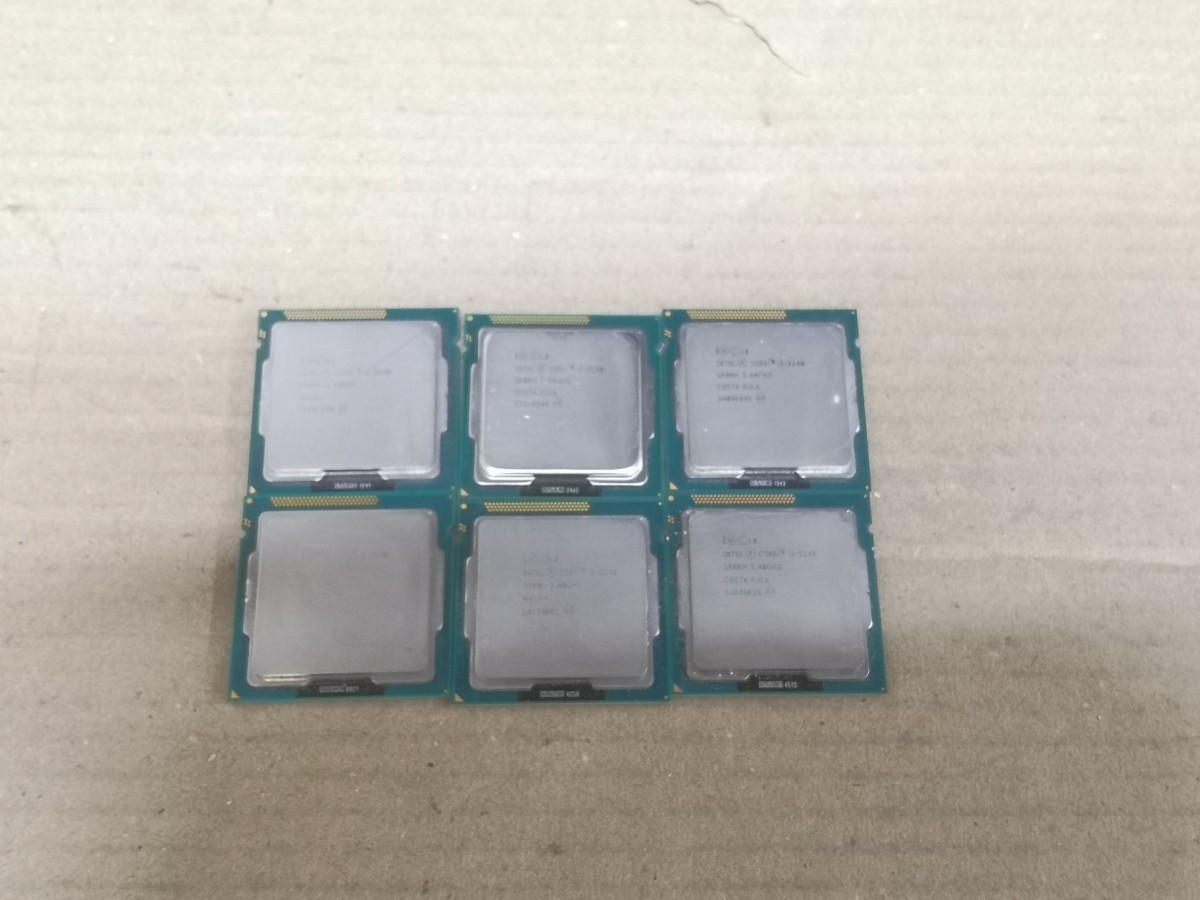 i3-3240 CPU 6個セット ジャンク扱い_画像1