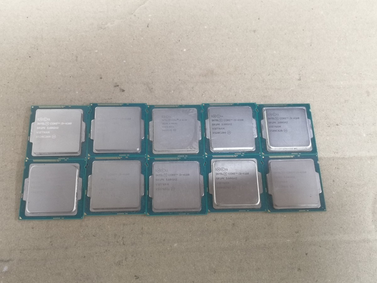 i3-4160 CPU 10個セット ジャンク扱い_画像1