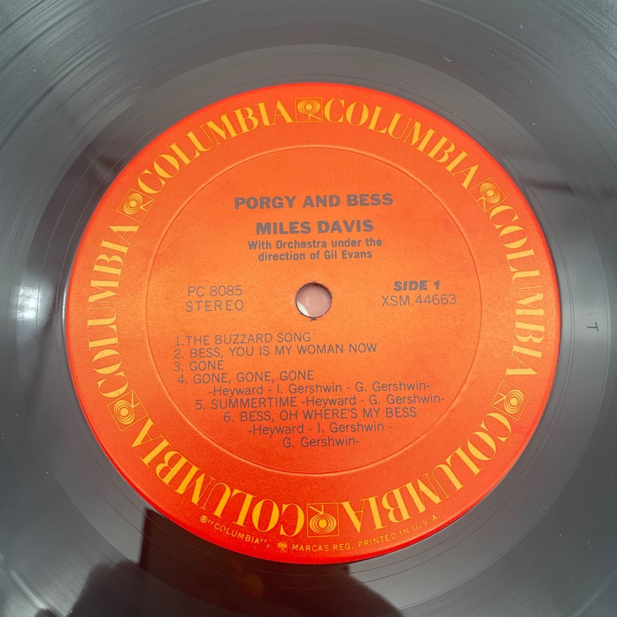 【US盤】マイルス・デイヴィス/Miles Davis/Porgy and Bess/レコード/LP_画像6