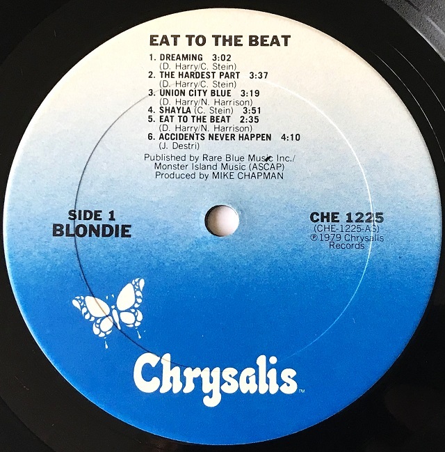 【USオリジLP　ブロンディ Blondie イート・トゥ・ザ・ビート Eat To The Beat】Atomic Dreaming Slow Motion 　Chrysalis　ワンオーナー_画像6