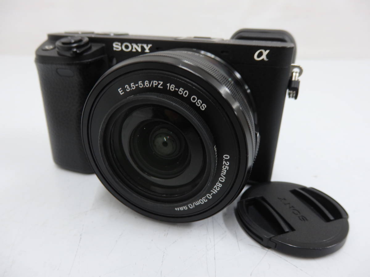 kd45）ジャンク　中古　SONY　ソニー　α6400　ILCE-6400L　パワーズームレンズキット　ブラック　_画像1