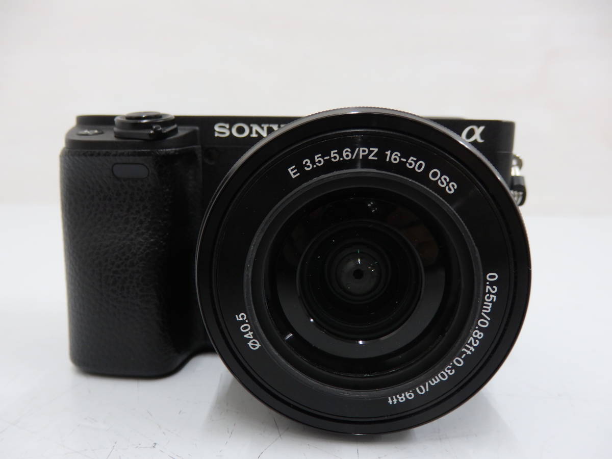 kd45）ジャンク　中古　SONY　ソニー　α6400　ILCE-6400L　パワーズームレンズキット　ブラック　_画像2