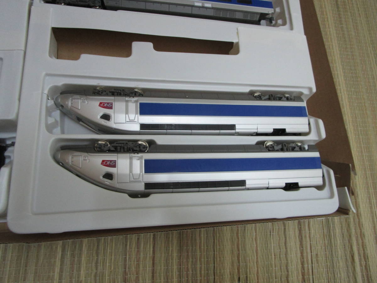 MEHANO HOゲージ HO 鉄道模型 フランス TGV POS 8両セット TRAIN ジャンク_画像4