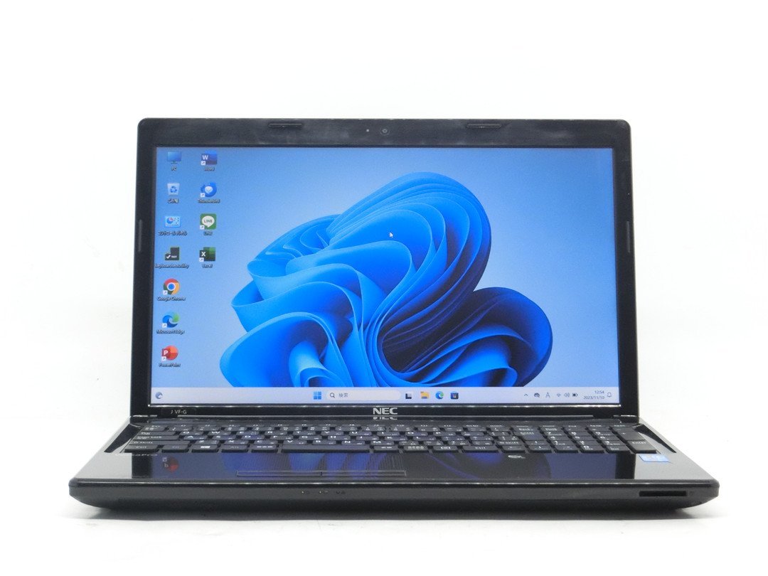 カメラ内蔵/中古/15.6型/ノートPC/Win11Pro/新品SSD256/8GB/3世代i5/NEC　PC-VJ18EFWZ1SZG 　新品無線マウス WPS office2搭載_画像1