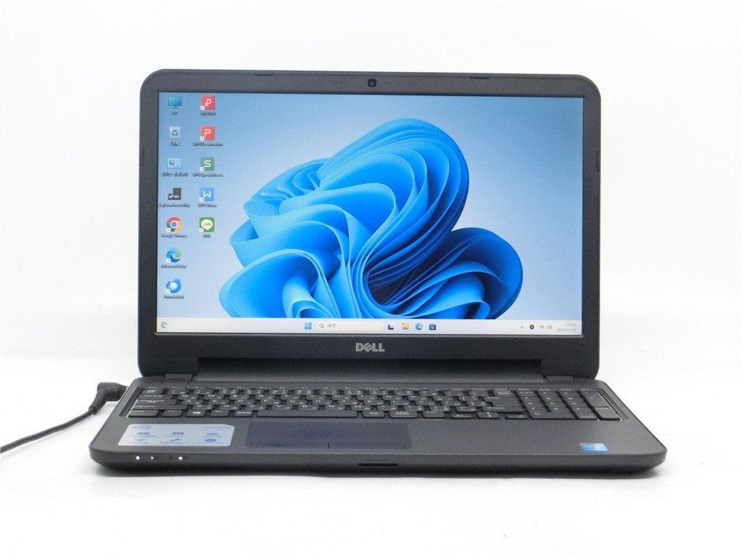 Win11H/カメラ内蔵/15.6型ノートPC/高速SSD256/8GB/Pentium 2127U/DELL Inspiron15-3521 新品無線マウス WPS office2搭載