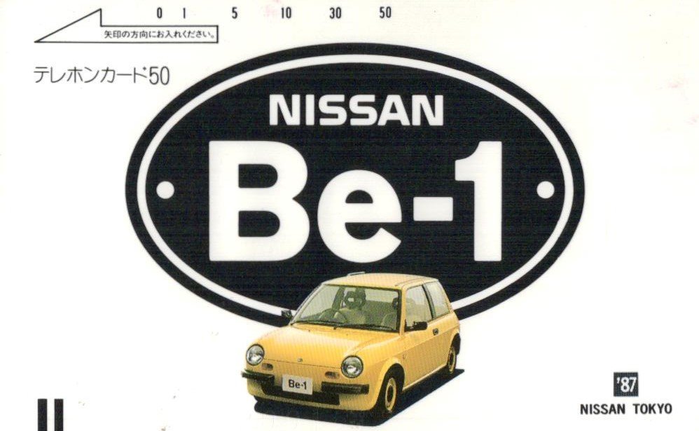 ★Be-1/ビー・ワン　日産東京販売　’87★テレカ５０度数未使用mc_159_画像1