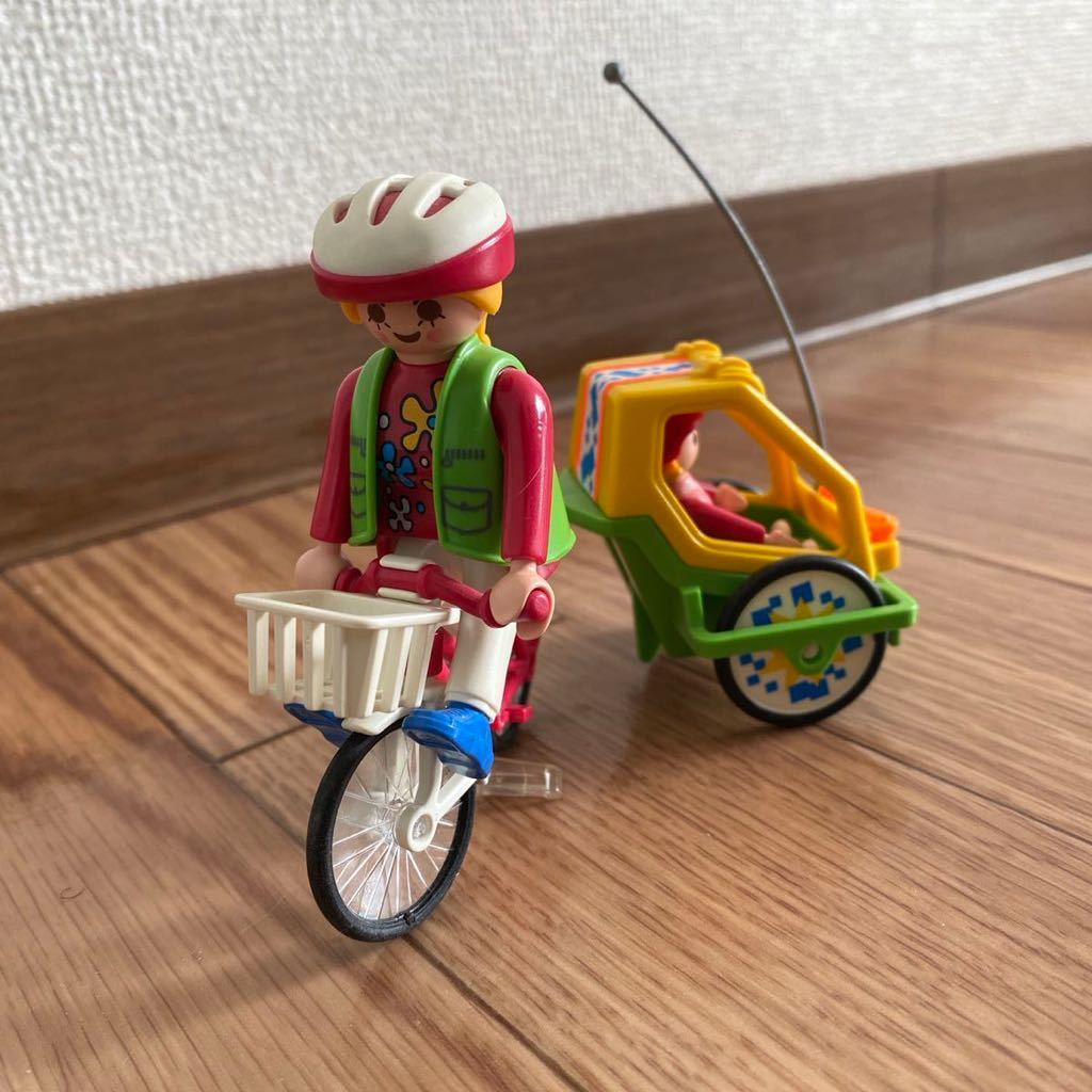 プレイモービル playmobil 1999 おもちゃ 玩具 フィギュア 自転車 サイクリング 値下げの画像1