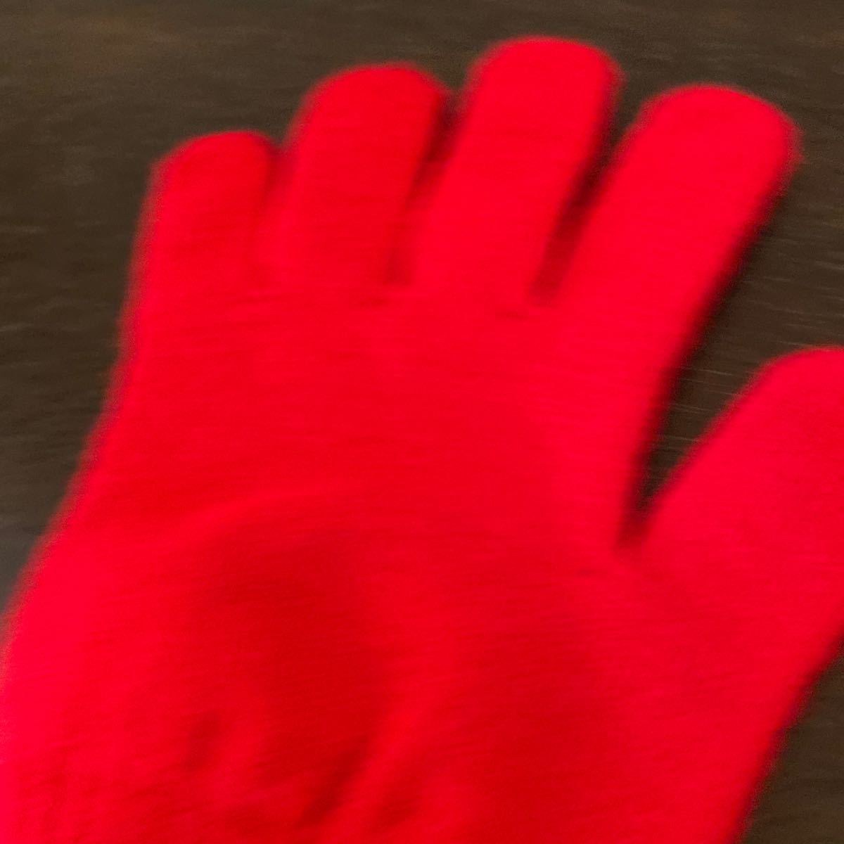  for children gloves gloves Ribon red black retro price cut 