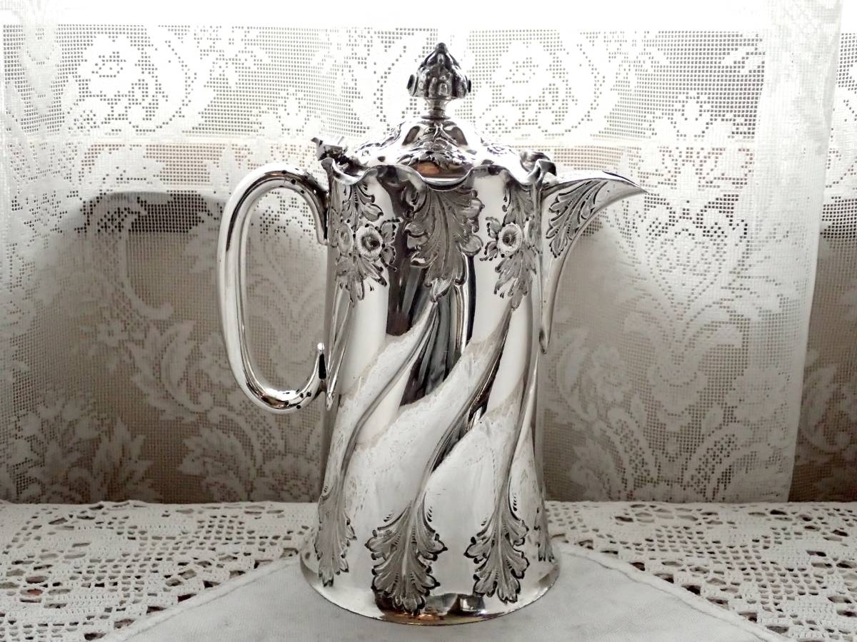 WALKER＆HALL英國古董純銀P銀維多利亞專利處理葡萄酒壺水壺在英國製造 原文:WALKER & HALL 英国アンティーク 純銀P シルバー ヴィクトリアン パテントハンドル ワインジャグ ウォータージャグ イギリス製