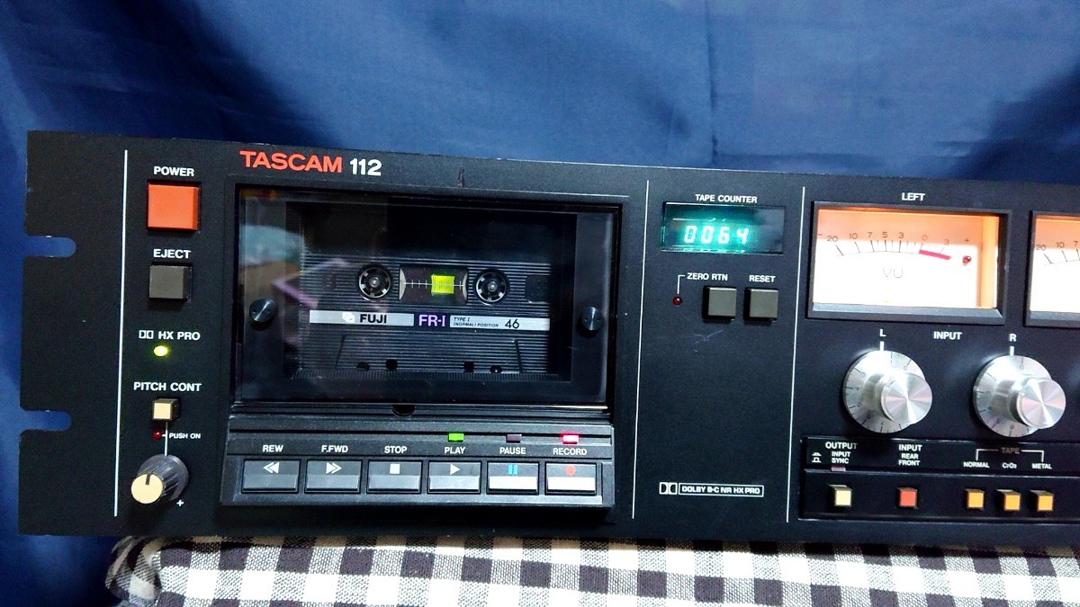 TASCAM 112 カセットデッキ動作品_画像2